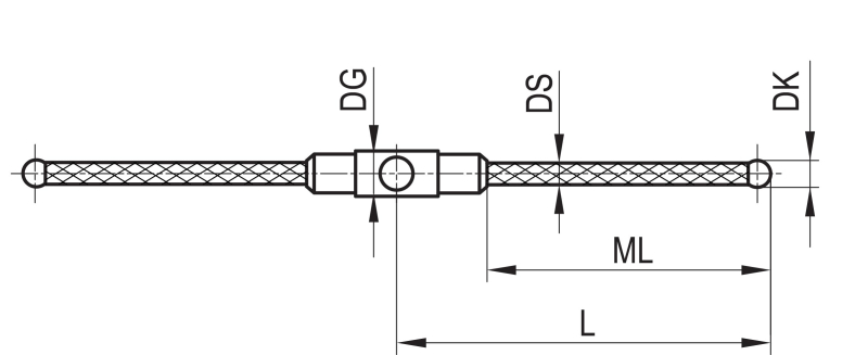 M3 180° 1/2 звёздчатый щуп, рубиновый шарик Ø3 мм, стержень из углепластика, ML 11 мм, для систем ZEISS A-5555-3887
